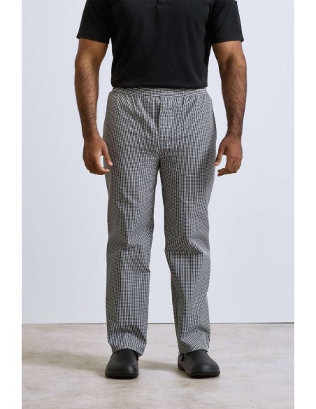 PRE-PR552-Pantalon de cuisinier taille élastique 2